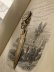 画像10: 19世紀 イギリスアンティーク 美しい真鍮のブックマーク セラフィムの横顔