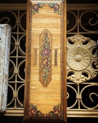 19世紀中期　フランスアンティーク　マリーアントワネット趣味 藁象嵌のグローブボックス